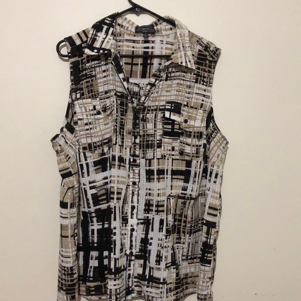 Sleeveless Blouse women’s size 3X